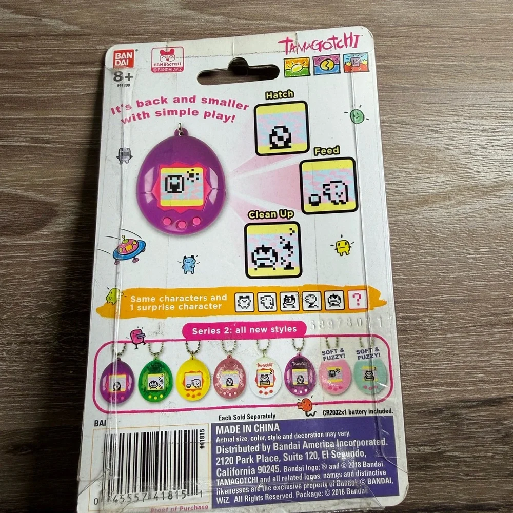 Tamagotchi 20th Anniversary Mini Bandai - Series 2 - Purple - NEW SEALED